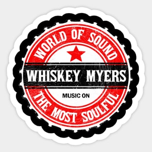 Whiskey Myers Tour // Pilsener Beer Sticker